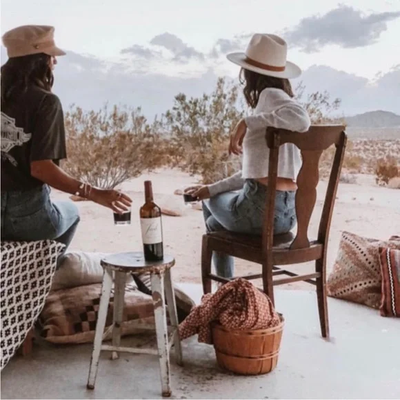 Lack of Color The Fader hat. White/ivory tan - Picture 4 of 14